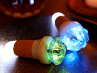 Novel USB Night Light Diamond Shape Bottle Cork Lamp
